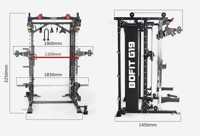 Giàn tạ đa năng BoFit G19 - Sao Việt Phát